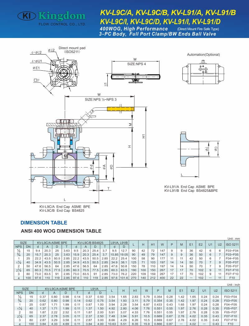 Sanitary Ball Valve